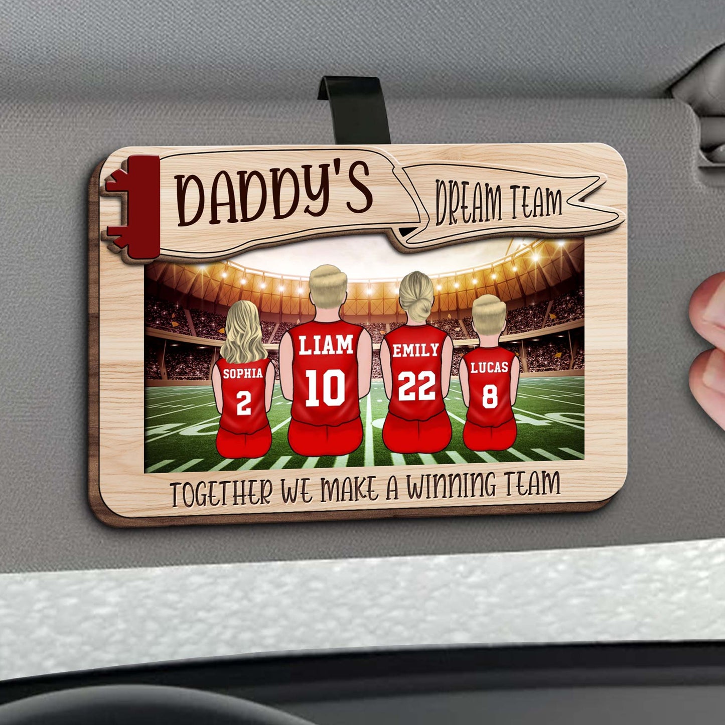 Daddy's Dream Team Together We Make A Winning Team