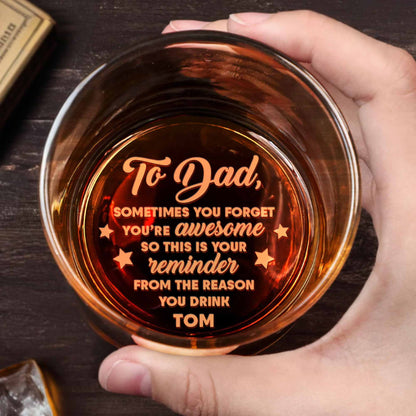 To Dad, Reminder You're Awesome, Stars Design