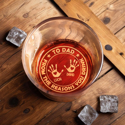 To Dad From The Reasons You Drink Featuring Handprints