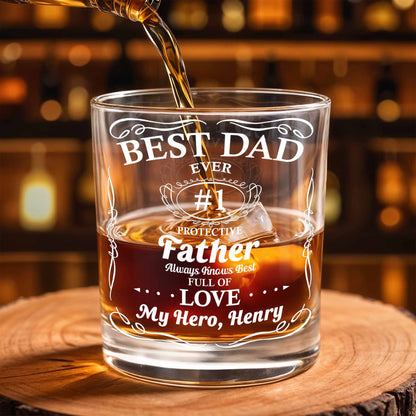 Best Dad Ever Trophy And Heart Design
