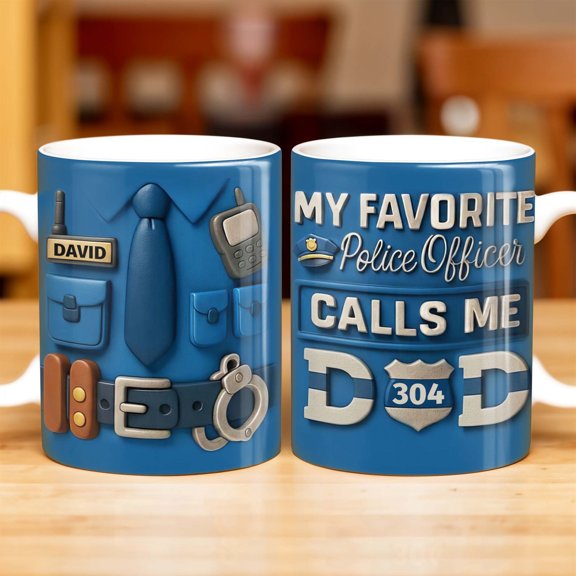 My Favorite Police Officer Calls Me Dad With Police Badge