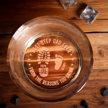 Best Step Dad Ever, Footprints Design