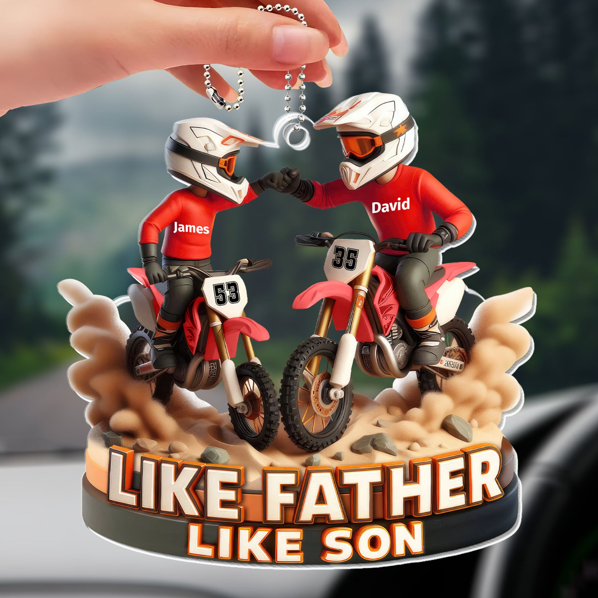 Like Father Like Son, Motorcycles And Racing Gear