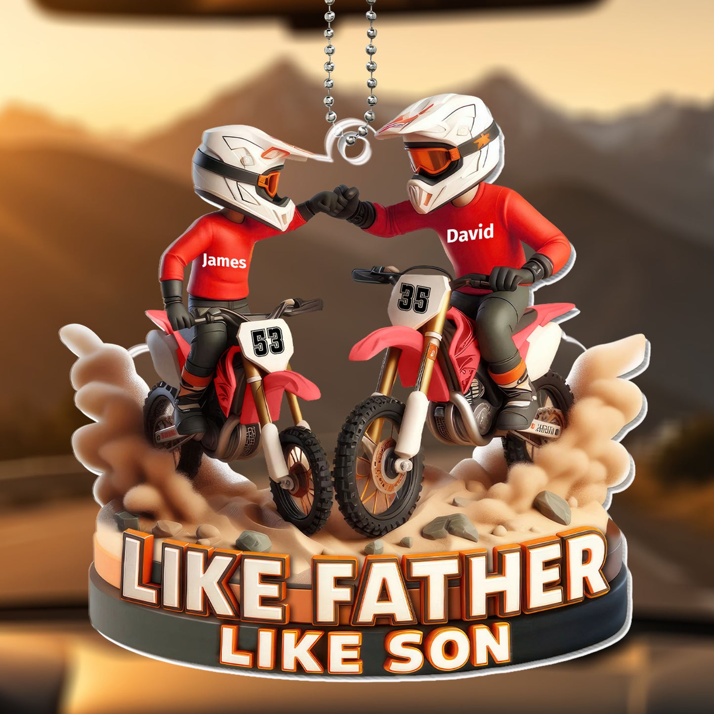 Like Father Like Son, Motorcycles And Racing Gear