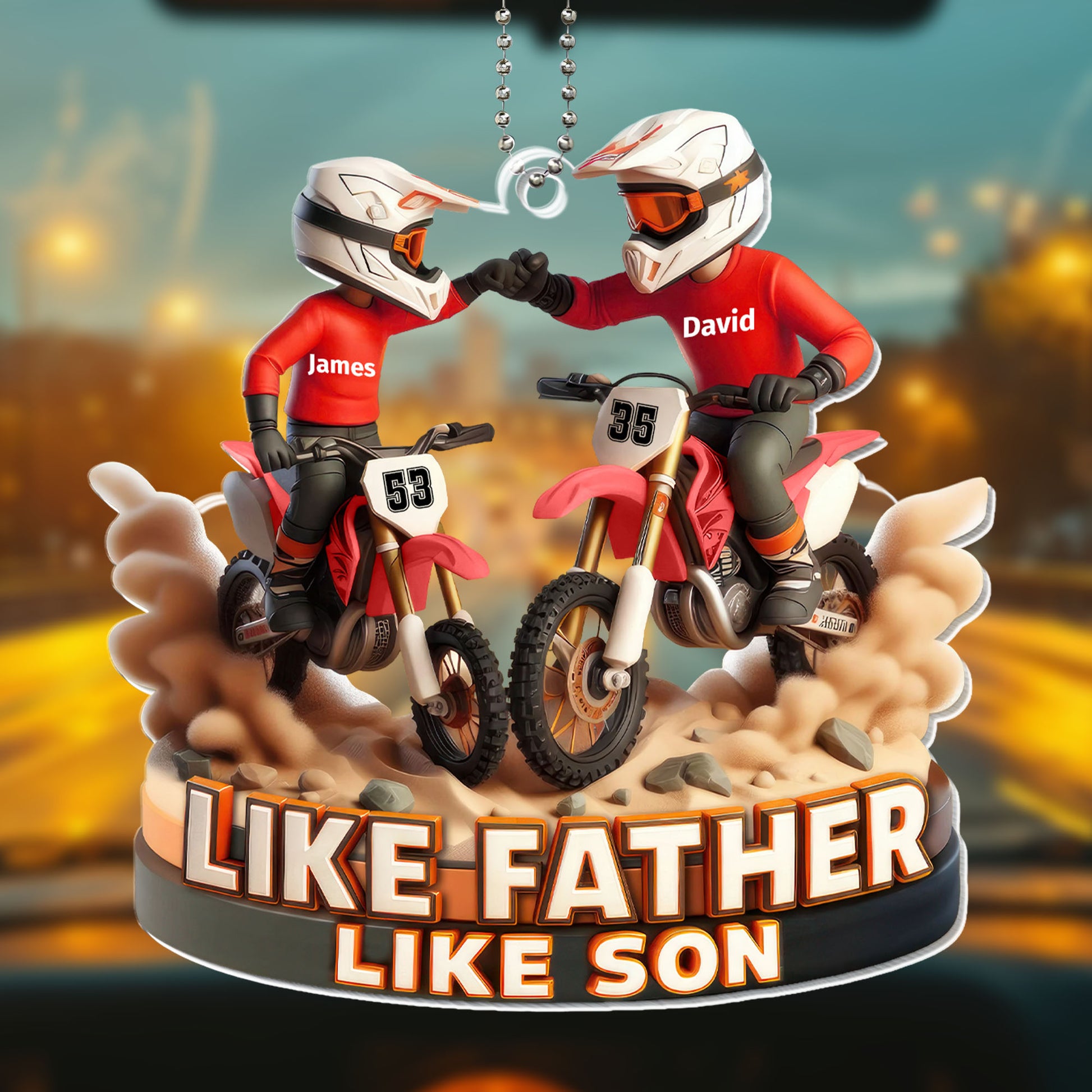 Like Father Like Son, Motorcycles And Racing Gear