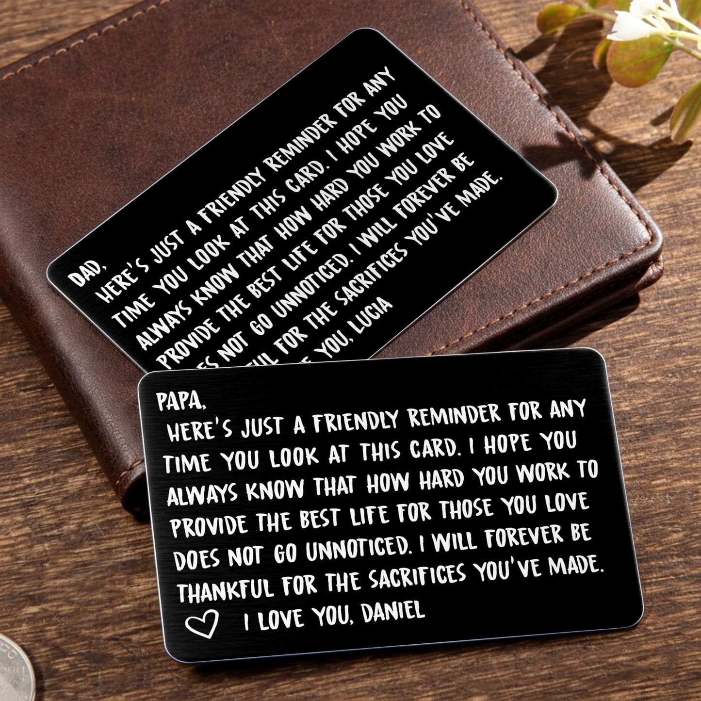 Friendly Reminder For Dad, Expressing Love and Gratitude