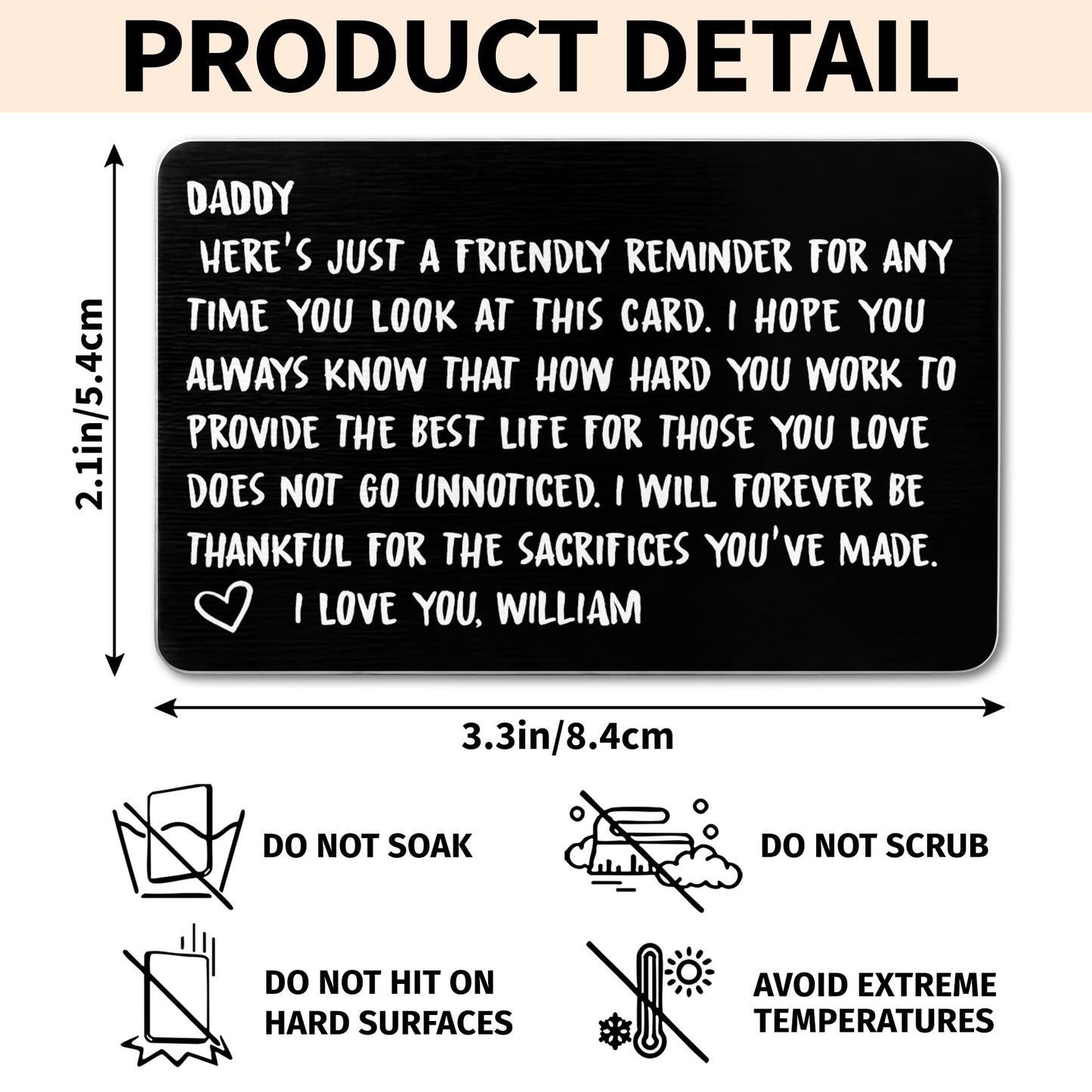 Friendly Reminder For Dad, Expressing Love and Gratitude