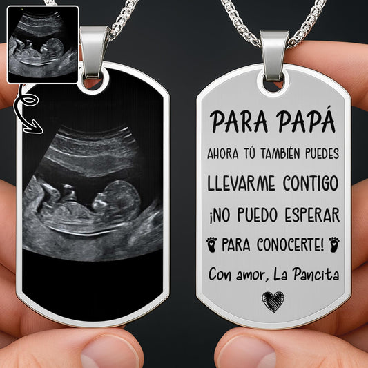 Para Papá, Ahora Tú También, Ultrasound Heart Necklace