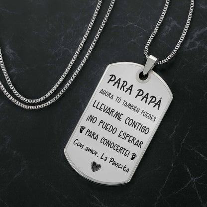 Para Papá, Ahora Tú También, Ultrasound Heart Necklace