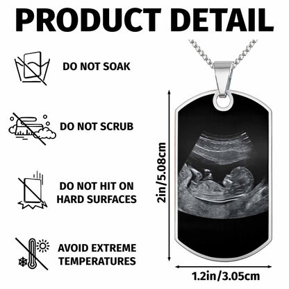 Para Papá, Ahora Tú También, Ultrasound Heart Necklace