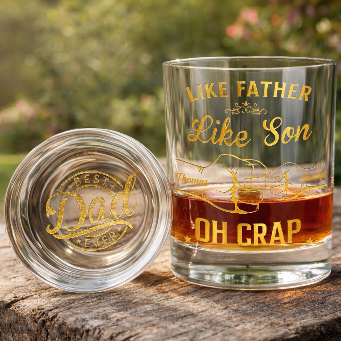 Like Father Like Son Oh Crap Best Dad Ever Fist Bump