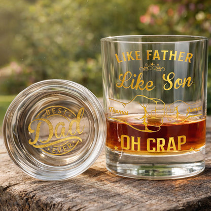 Like Father Like Son Oh Crap Best Dad Ever Fist Bump