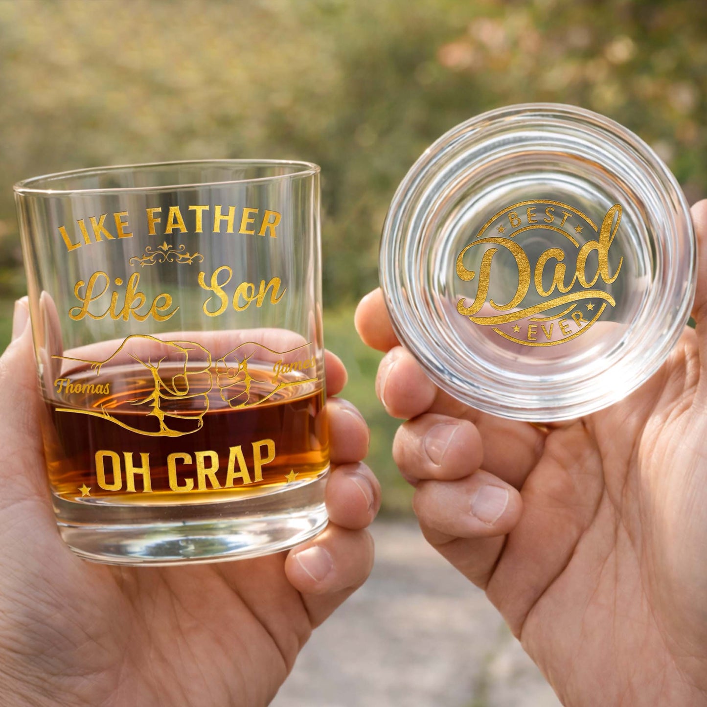 Like Father Like Son Oh Crap Best Dad Ever Fist Bump