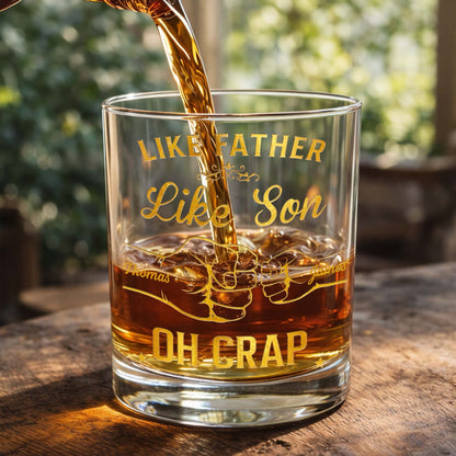 Like Father Like Son Oh Crap Best Dad Ever Fist Bump