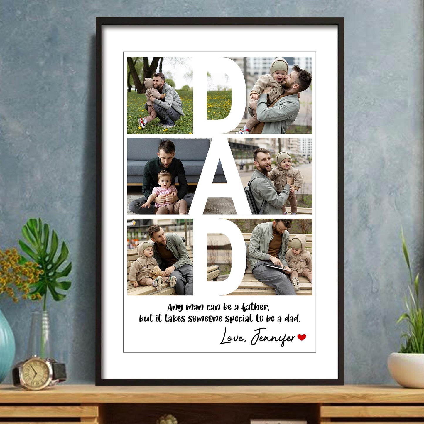 Special Dad, Love From [Custom Name], Family Photos