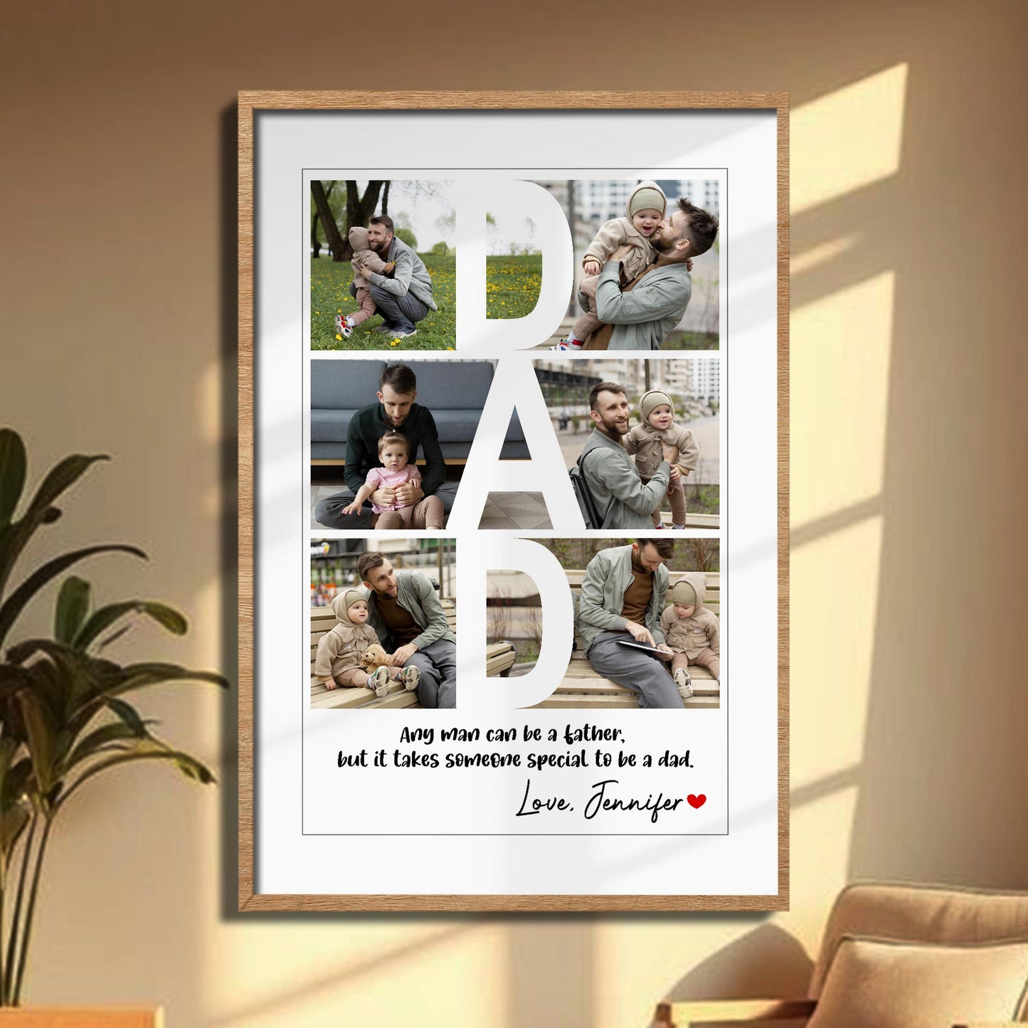 Special Dad, Love From [Custom Name], Family Photos
