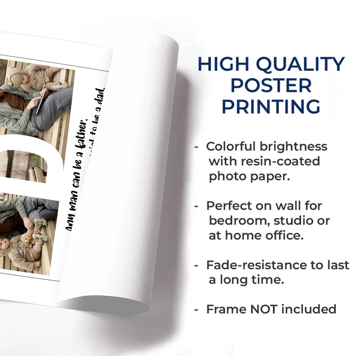 Special Dad, Love From [Custom Name], Family Photos