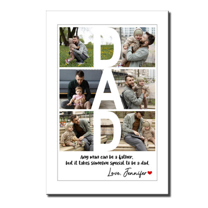 Special Dad, Love From [Custom Name], Family Photos