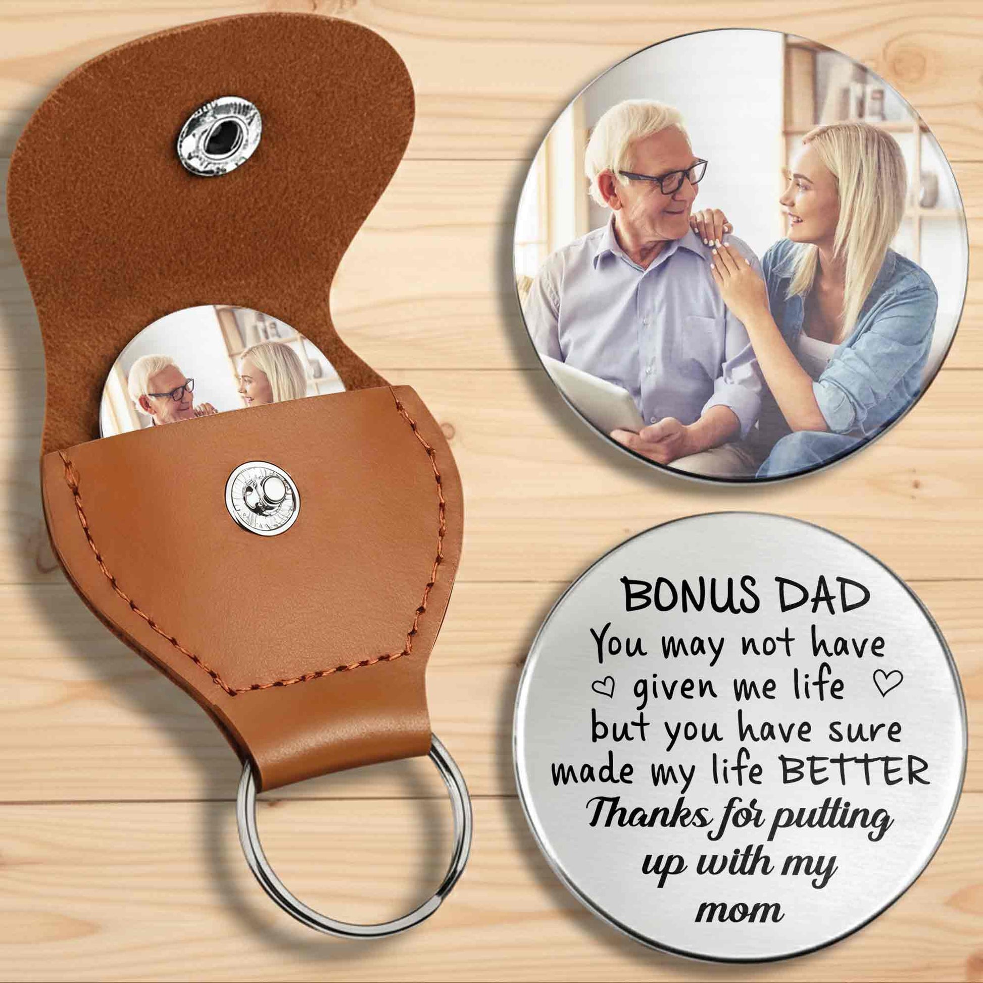 Bonus Dad You May Not Have Given Me Life Custom Photo Heart