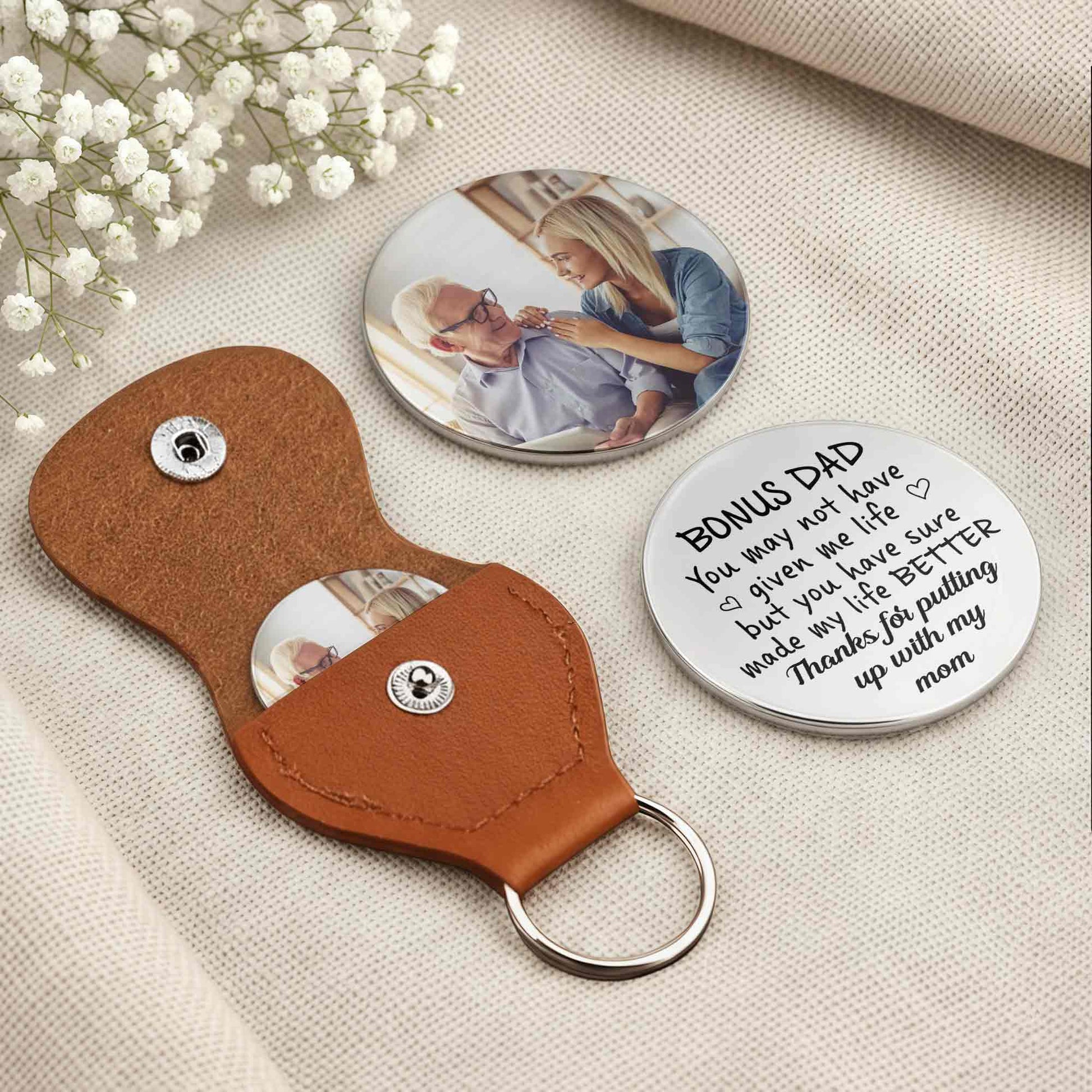 Bonus Dad You May Not Have Given Me Life Custom Photo Heart