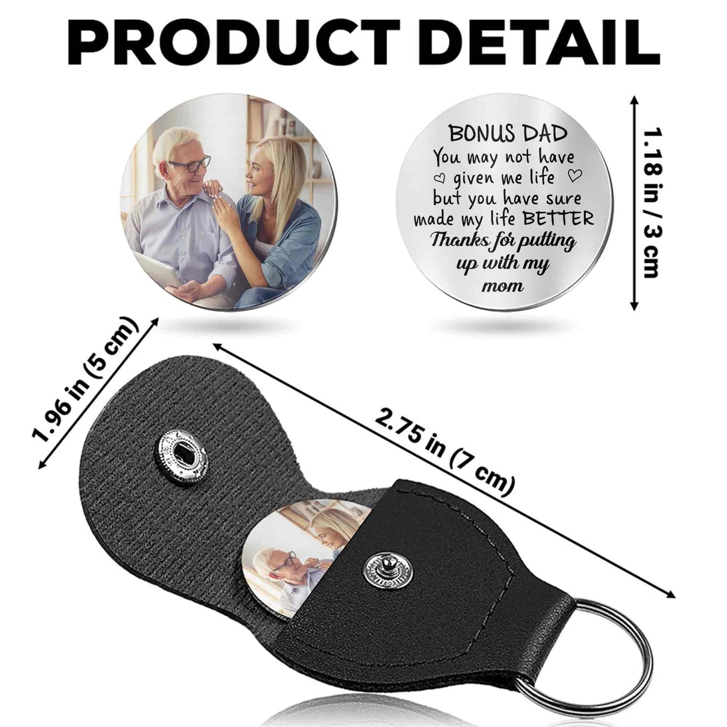 Bonus Dad You May Not Have Given Me Life Custom Photo Heart