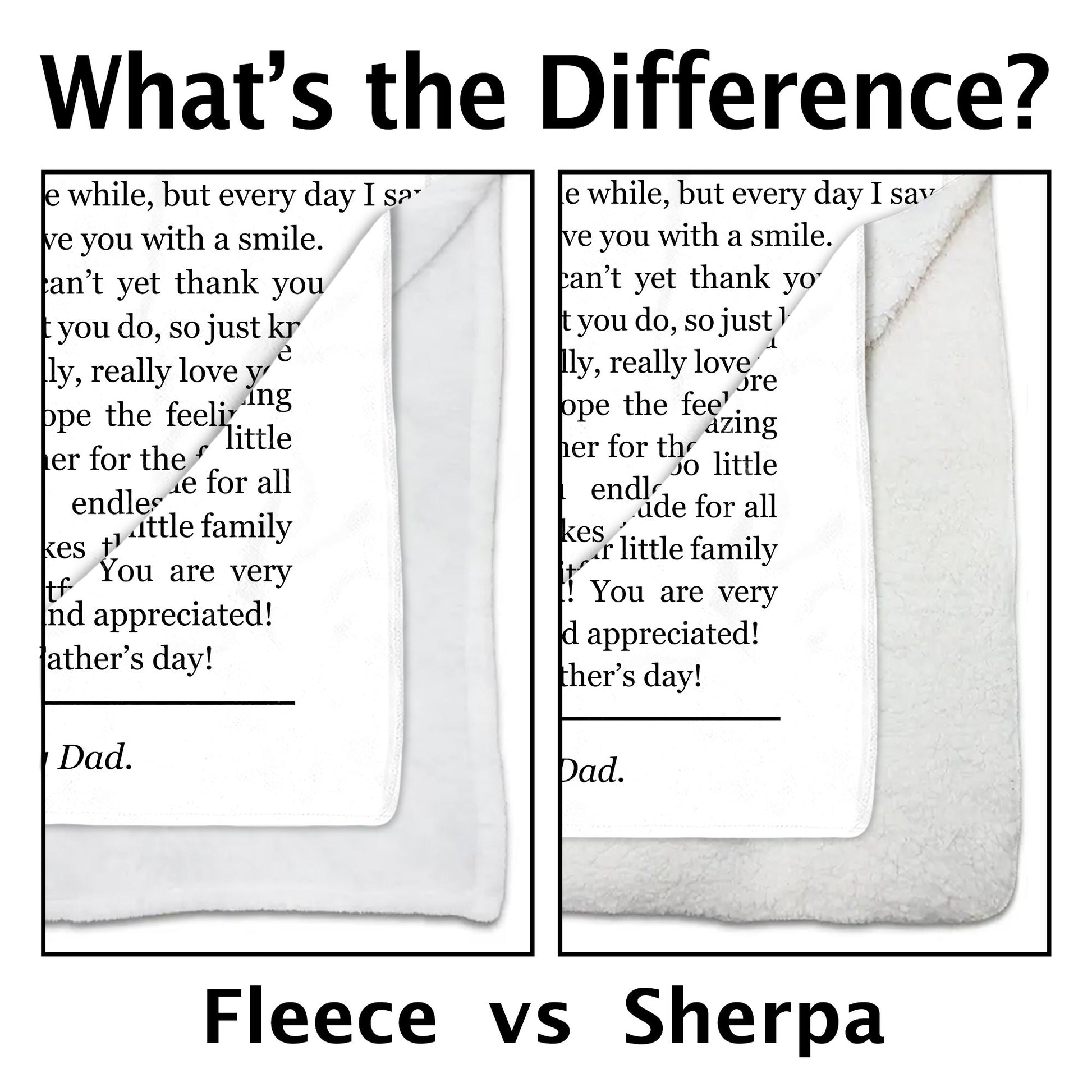 Happy 1st Father’s Day, Dad and Baby Blanket