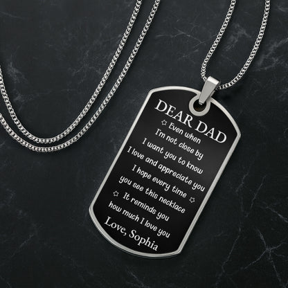 A Loyal Companion And A Bond That Cannot Be Broken Photo Dog Tag - Personalized Custom Dog Tag Necklace - DAD439_DTNECK