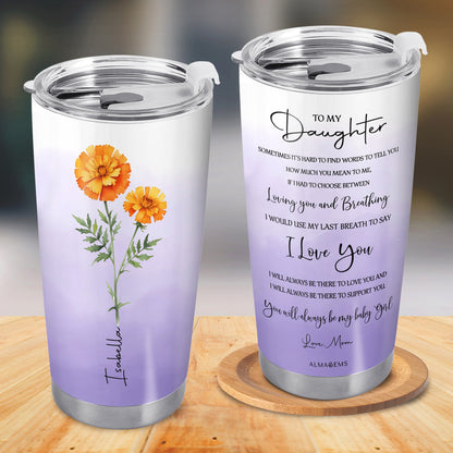 Bloom Where You Are Planted Floral Design - Personalized Custom Stainless Steel Tumbler 20oz 30oz - DAU003_TB