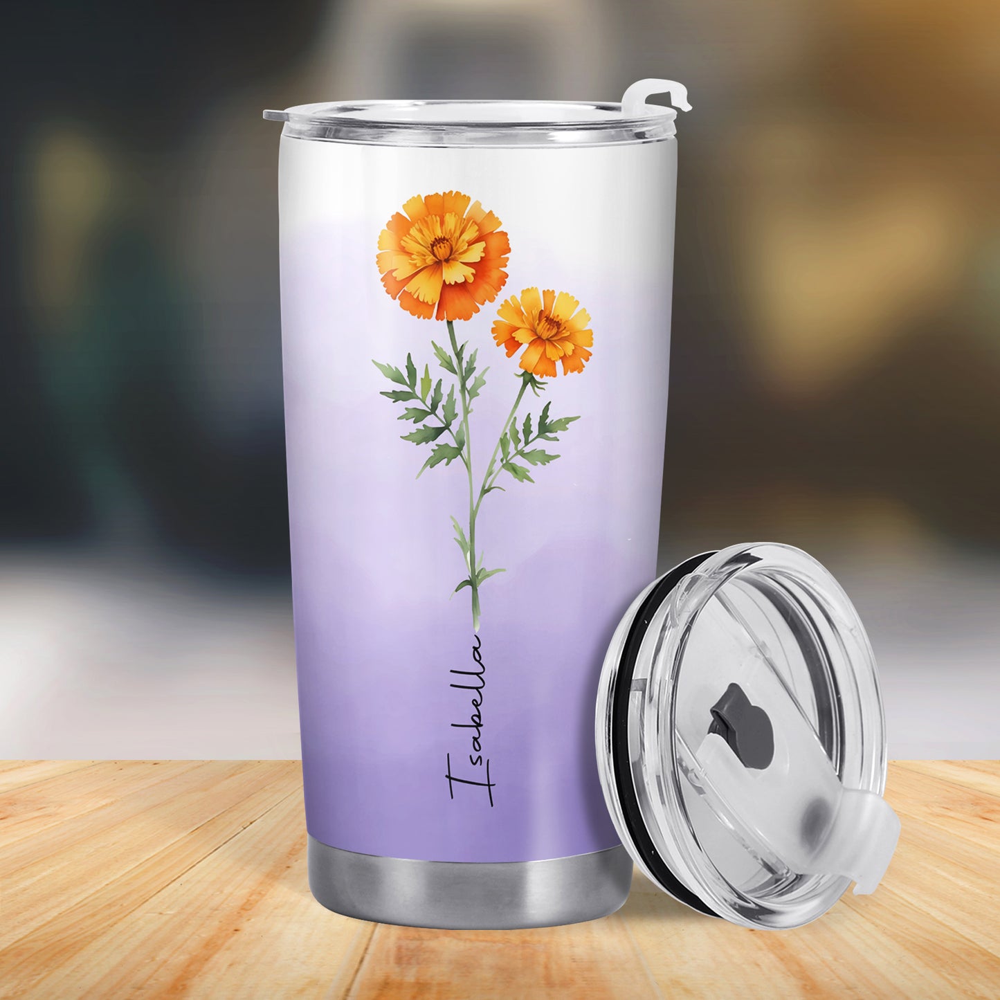 Bloom Where You Are Planted Floral Design - Personalized Custom Stainless Steel Tumbler 20oz 30oz - DAU003_TB