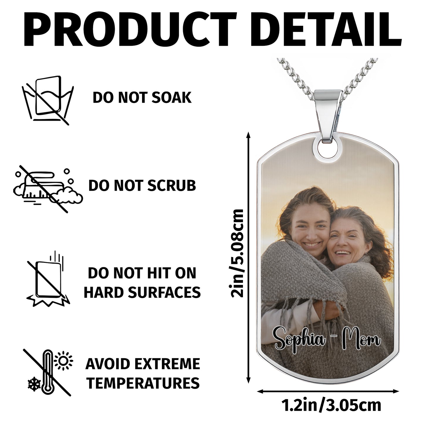 Cherish Every Moment Together, Photo And Custom Text