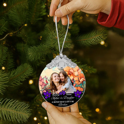Mother & Daughter Bond with Flowers
