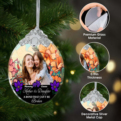 Mother & Daughter Bond with Flowers