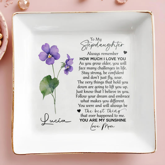 Always Remember How Much I Love You Jewelry Dish