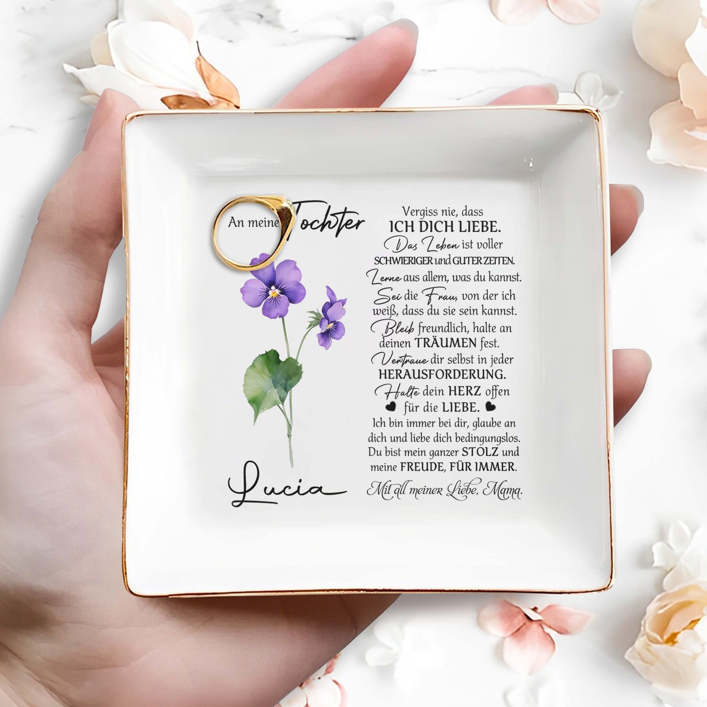 Create Your Own Special Message Jewelry Dish