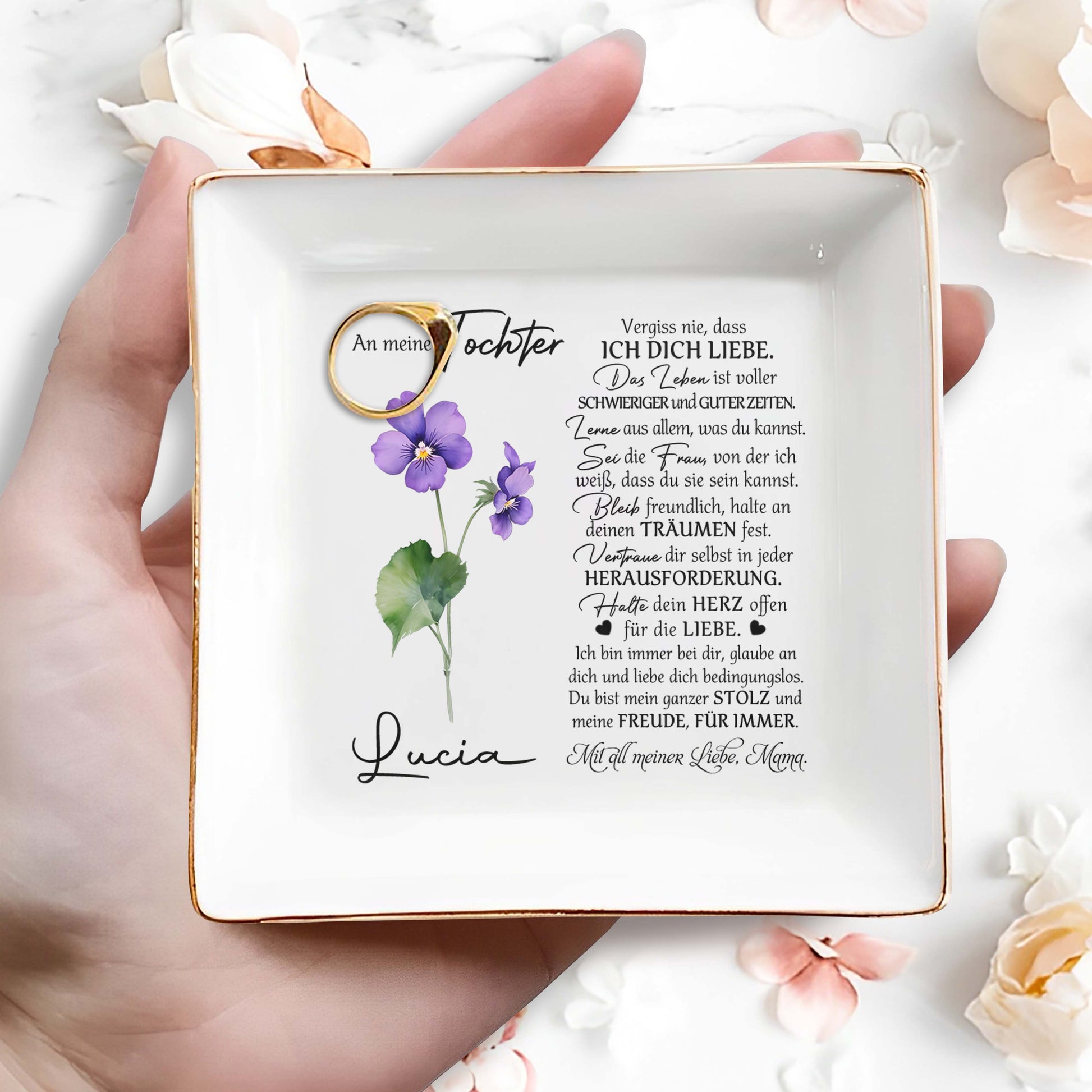 Create Your Own Special Message Jewelry Dish