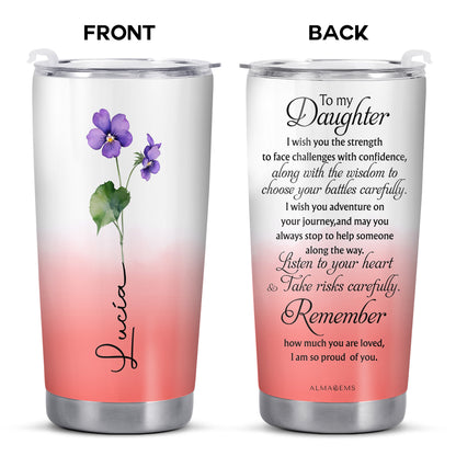 Let Your Dreams Blossom Like Flowers Tumbler