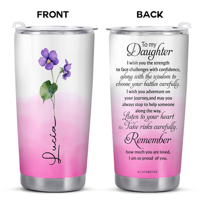 Let Your Dreams Blossom Like Flowers Tumbler