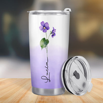 Let Your Dreams Blossom Like Flowers Tumbler