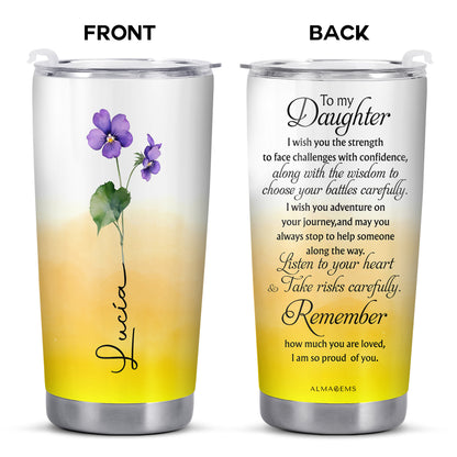 Let Your Dreams Blossom Like Flowers Tumbler