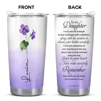 Let Your Dreams Blossom Like Flowers Tumbler