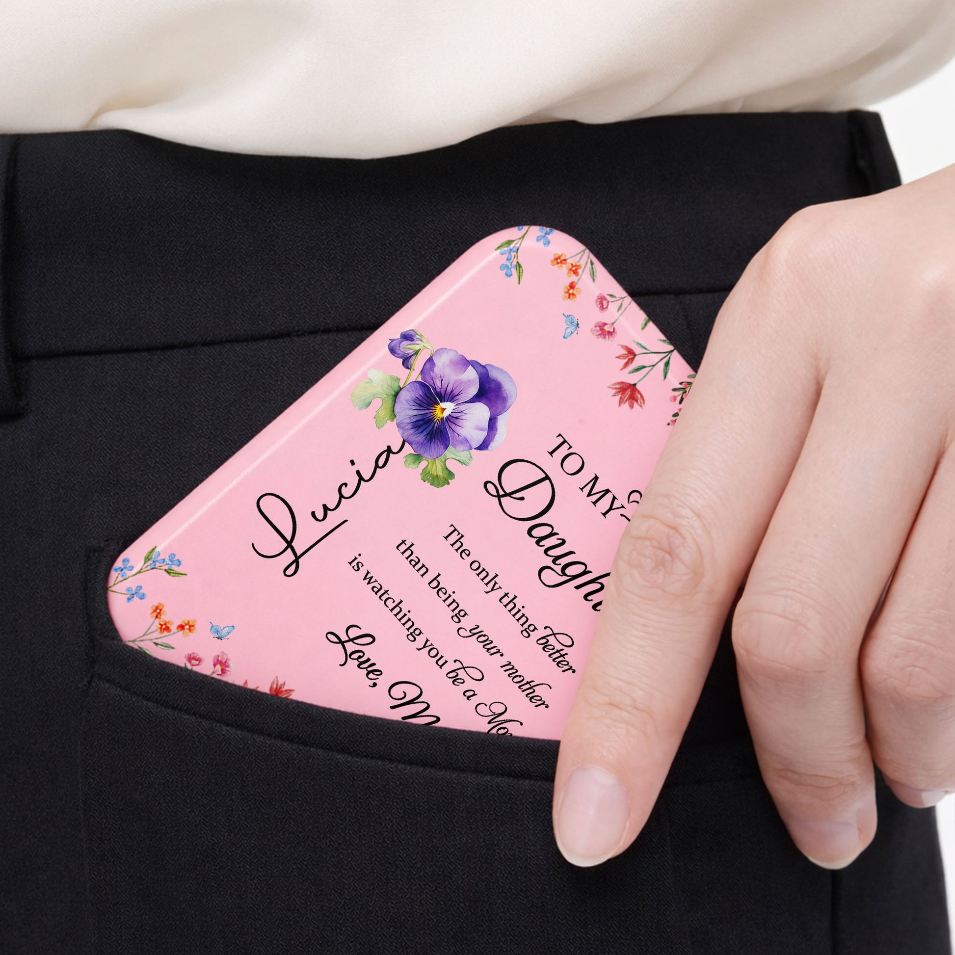 To My Daughter, The Only Thing Better, Birthmonth Flower Design