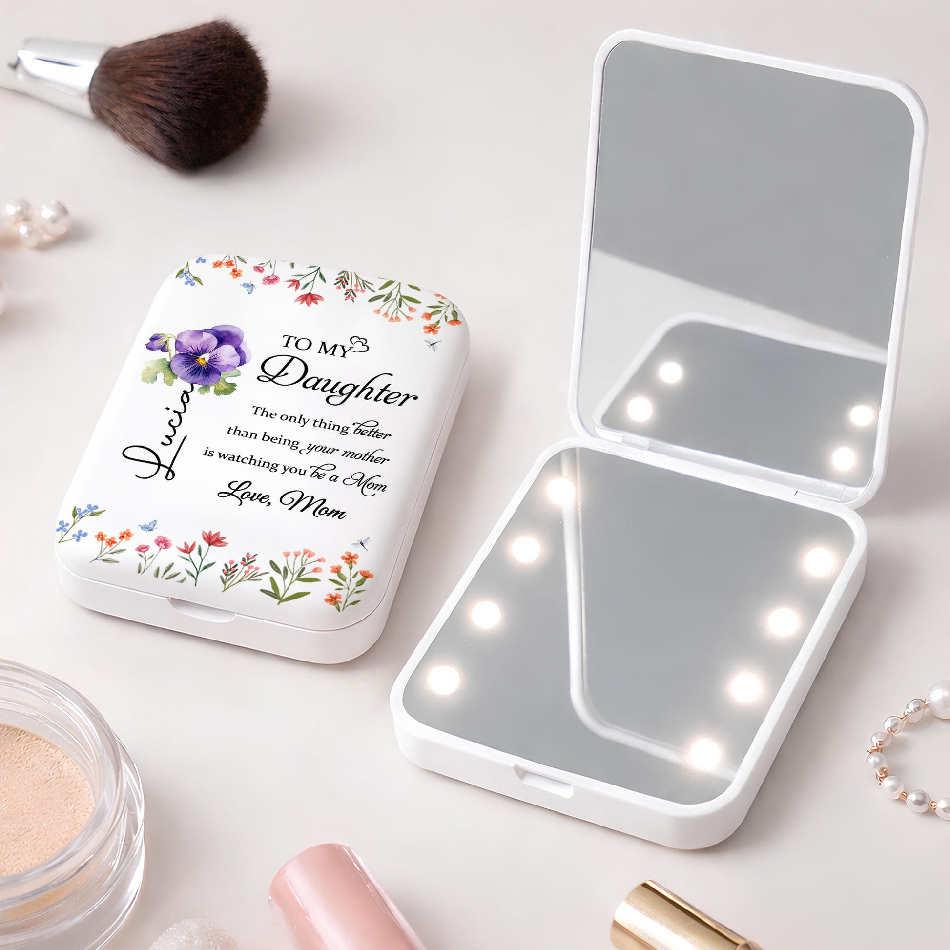 To My Daughter, The Only Thing Better, Birthmonth Flower Design