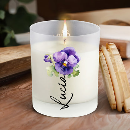 To My Daughter, Love From Mom With Pansy Design