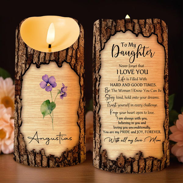 Love You Forever, Pride and Joy Floral Candle Design
