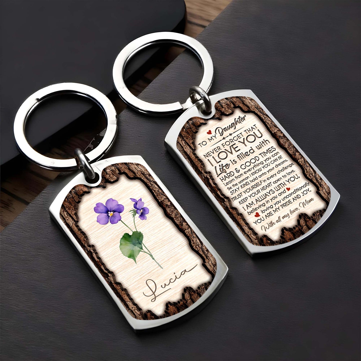 Never Forget That I Love You, Beautiful Flowers Personalized Message