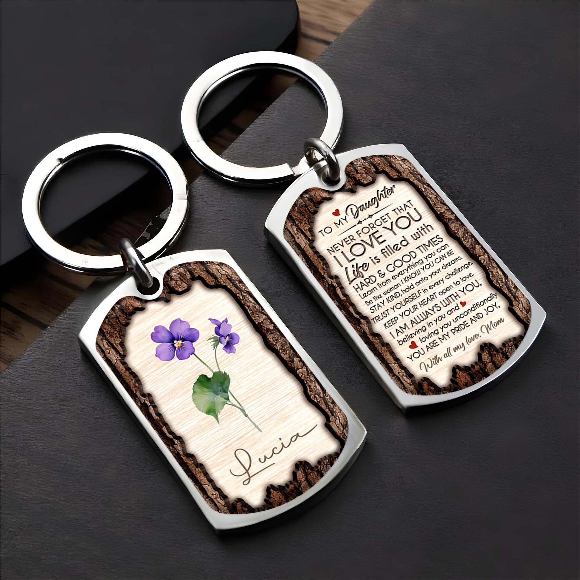 Never Forget That I Love You, Beautiful Flowers Personalized Message