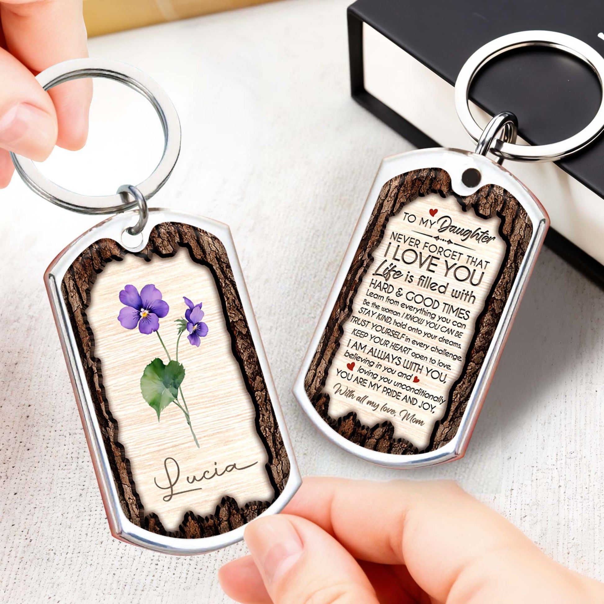 Never Forget That I Love You, Beautiful Flowers Personalized Message