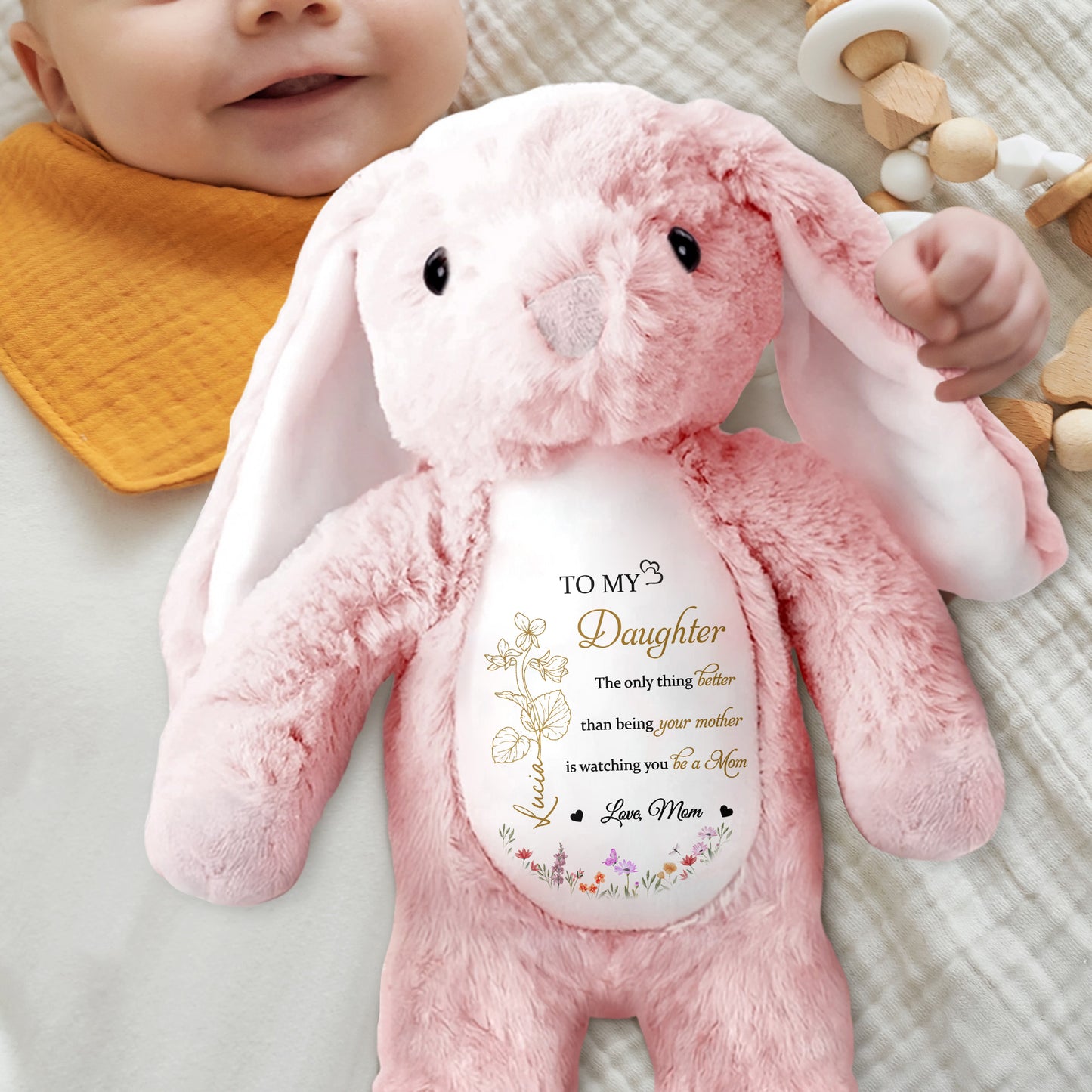 To My Daughter, The Only Thing Better Than Being your Mother, Flowers and Hearts