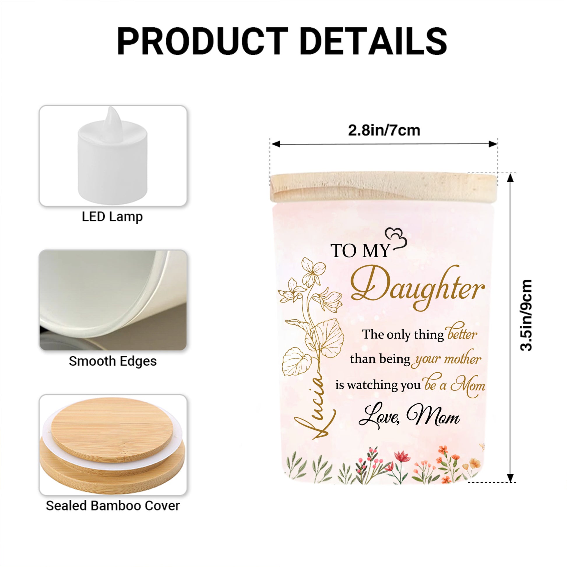 To My Daughter, Watching You Be A Mom, Floral Design