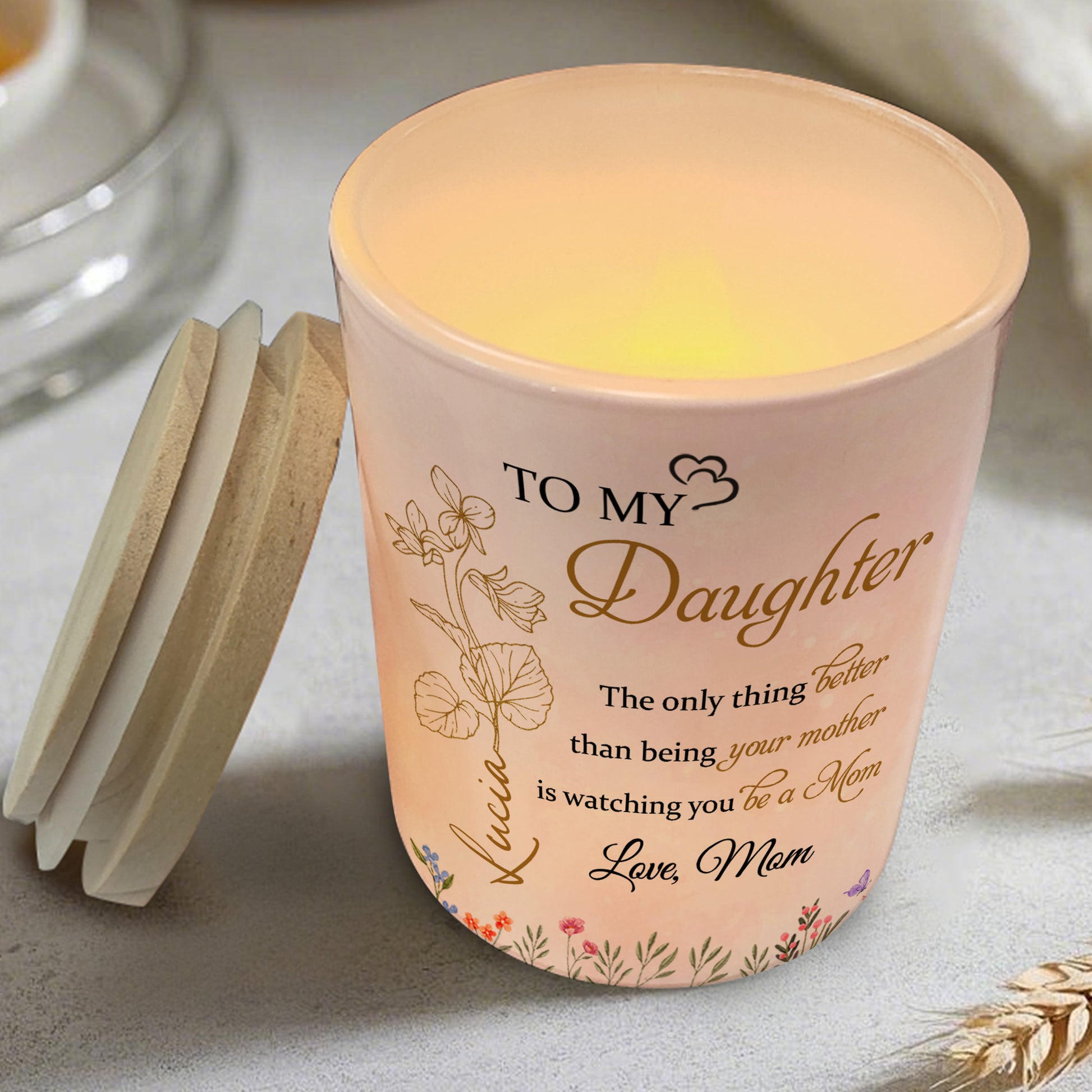 To My Daughter, Watching You Be A Mom, Floral Design